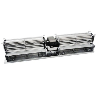 Ventilateur double tangentiel pour poêles à granulés Cadel, Ravelli, Edilkamin et d'autres, Ø60 mm, débit 168 m³/h - Pièces détachées pour poêles à granulés