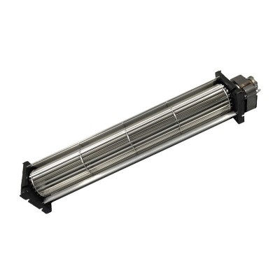 Ventilateur tangentiel pour poêles à granulés Cadel, Deville, Edilkamin et d'autres, de Ø60 mm, débit d'air de 190 m³/h - Pièces détachées pour poêles à granulés