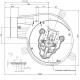 Extracteur de fumée EBM pour poêles à granulés Elite, Equation, Ferroli, Karmek One et autres, Débit d'air maximum 165 m³/h | Ventilateurs et soufflantes | Pièces détachées pour poêles à granulés |