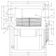 Ventilateur centrifuge Natalini pour poêles à granulés Eco Spar, Deville, Puros et autres- Sit Group, débit 480 m³/h | Ventilateurs et soufflantes | Pièces détachées pour poêles à granulés |