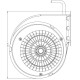 Ventilateur centrifuge Natalini pour poêles à granulés Eco Spar, Deville, Puros et autres- Sit Group, débit 480 m³/h | Ventilateurs et soufflantes | Pièces détachées pour poêles à granulés |