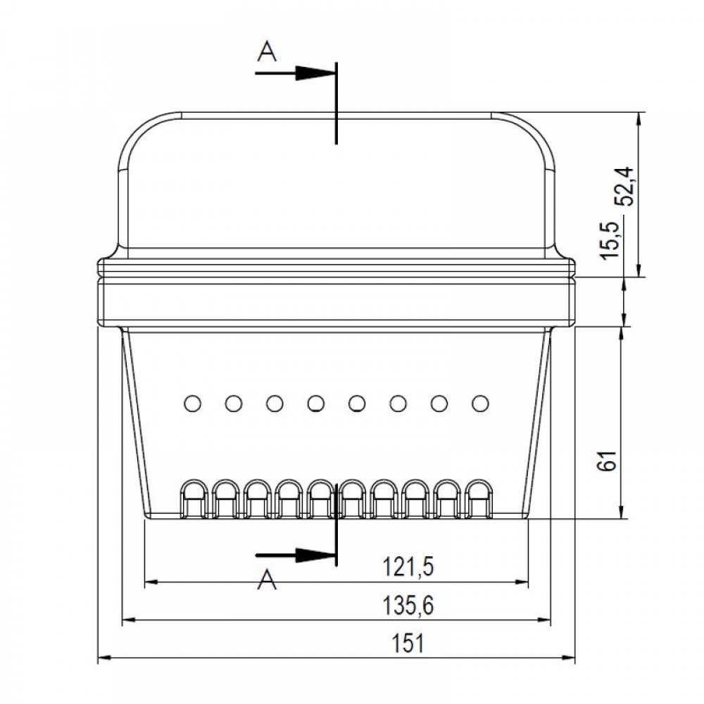 Pot de combustion en fonte pour poêle à granulé, 151X125 | Braseros | Chambre de combustion |