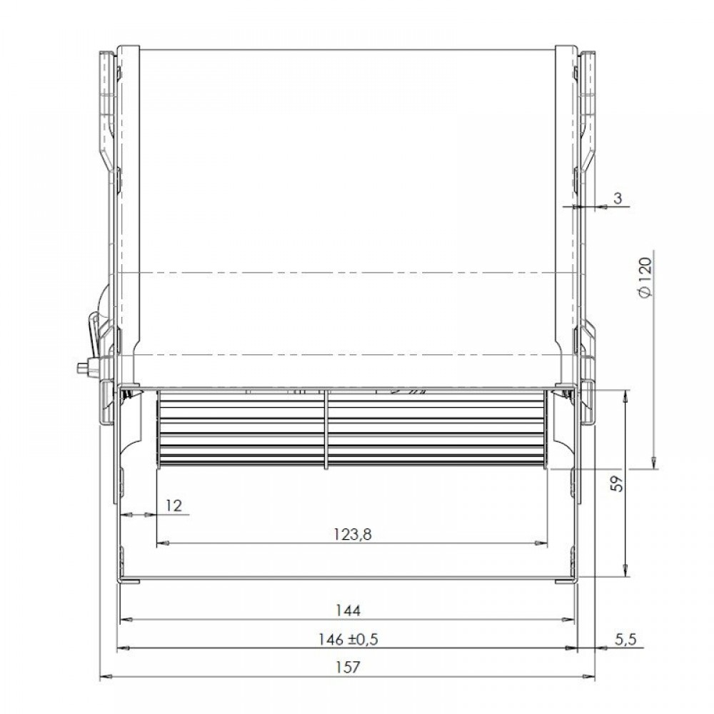 Ventilateur centrifuge Trial 400 m³/h pour poêles à granulés Ecoteck, Ravelli et autres | Ventilateurs et soufflantes | Pièces détachées pour poêles à granulés |