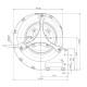 Ventilateur centrifuge Trial 400 m³/h pour poêles à granulés Ecoteck, Ravelli et autres | Ventilateurs et soufflantes | Pièces détachées pour poêles à granulés |