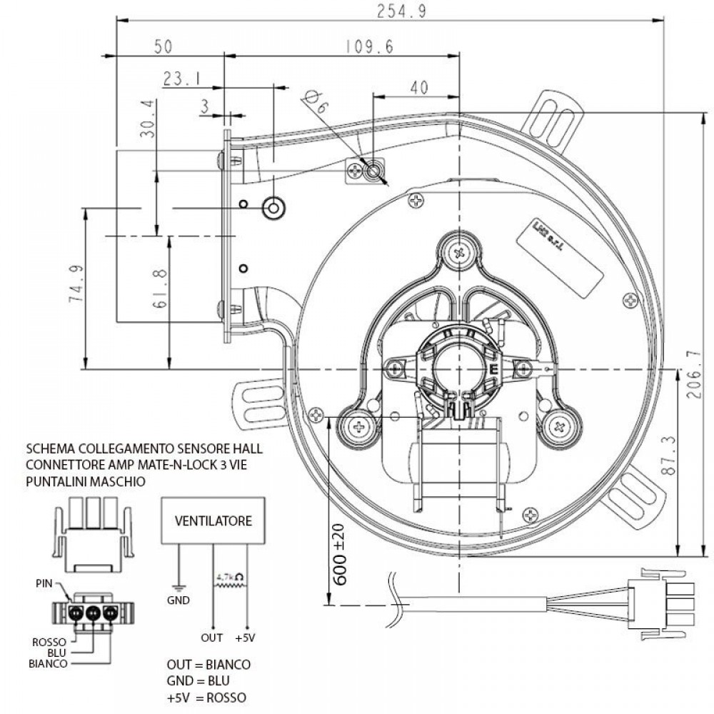 Ventilateur extracteur de fumée LN2 Natalini pour poêles à granulés Débit d'air maximum 160 m³/h | Ventilateurs et soufflantes Ventilateur extracteur de fumée LN2 Natalini pour poêles à granulés Débit d'air maximum 160 m³/h | Ventilateurs et soufflantes | Pièces détachées pour poêles à granulés |