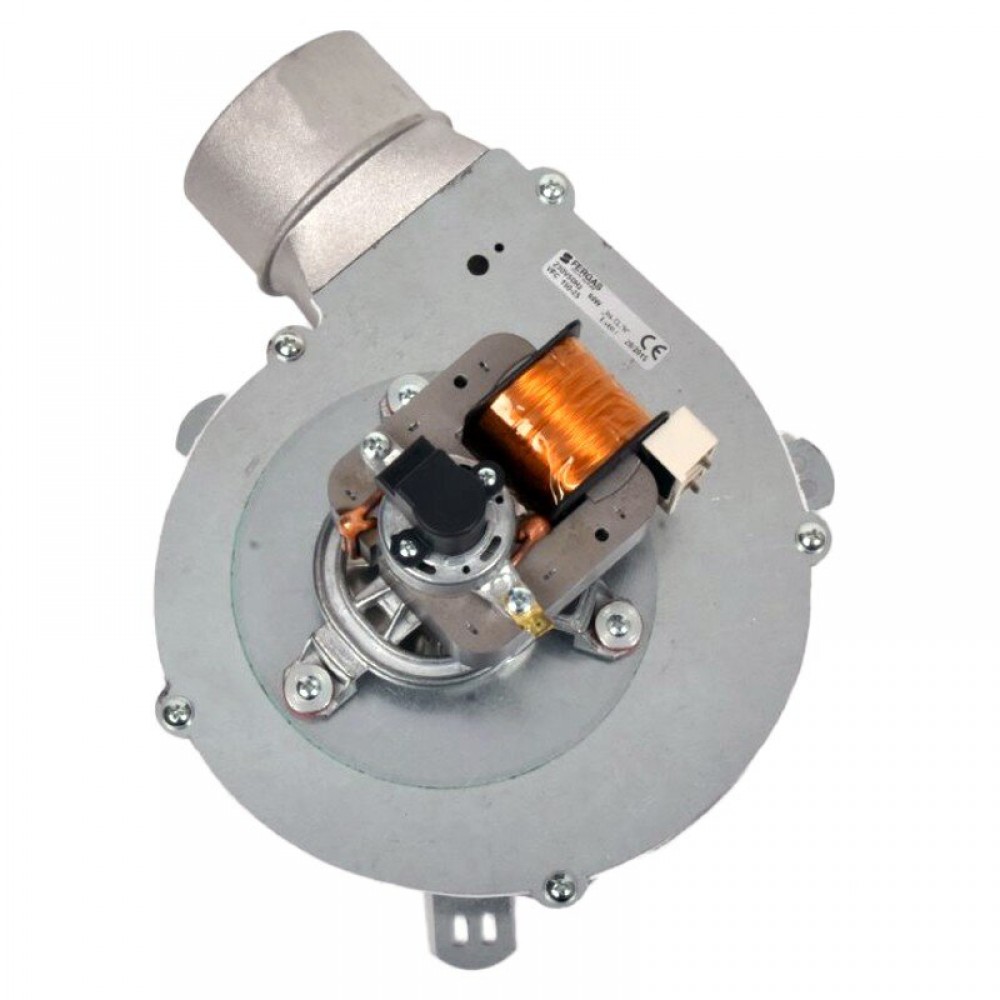 Extracteur de fumée Fergas 162 m³/h pour poêles à granulés Ecoteck, Ferroli, Ravelli, Sideros et autres | Ventilateurs et soufflantes | Pièces détachées pour poêles à granulés |