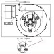 Extracteur de fumée Fergas 162 m³/h pour poêles à granulés Ecoteck, Ferroli, Ravelli, Sideros et autres | Ventilateurs et soufflantes | Pièces détachées pour poêles à granulés |