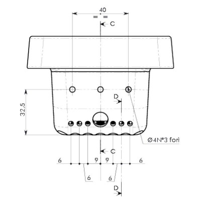 Pot de combustion en fonte pour poêle à granulé Ecoteck, Ravelli et autres - Pot de combustion pour poêles à granulés