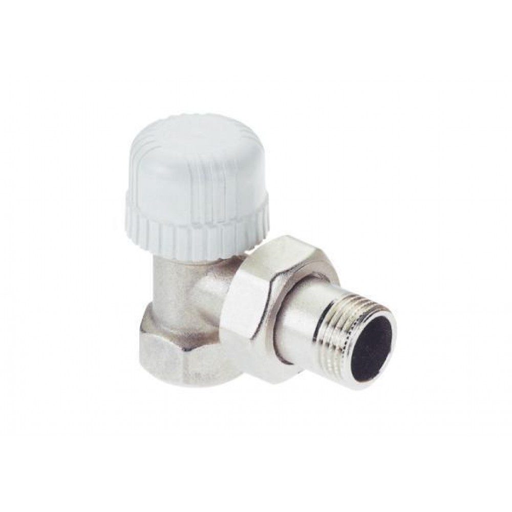 Vanne de radiateur 1/2 pouce, en angle ICMA 774 pour tête thermostatique (M28x1,5)