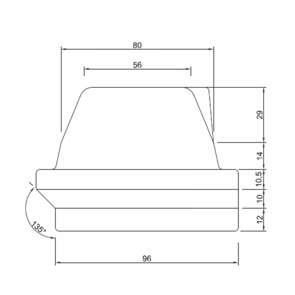 Pot de combustion en fonte pour poêle à granulé, 165 x 106 mm | Braseros | Chambre de combustion |