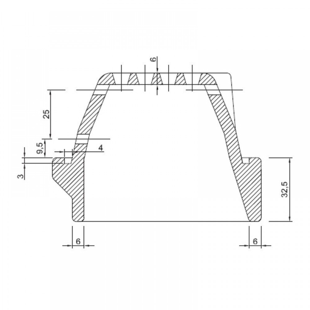 Pot de combustion en fonte pour poêle à granulé, 165 x 106 mm | Braseros | Chambre de combustion |