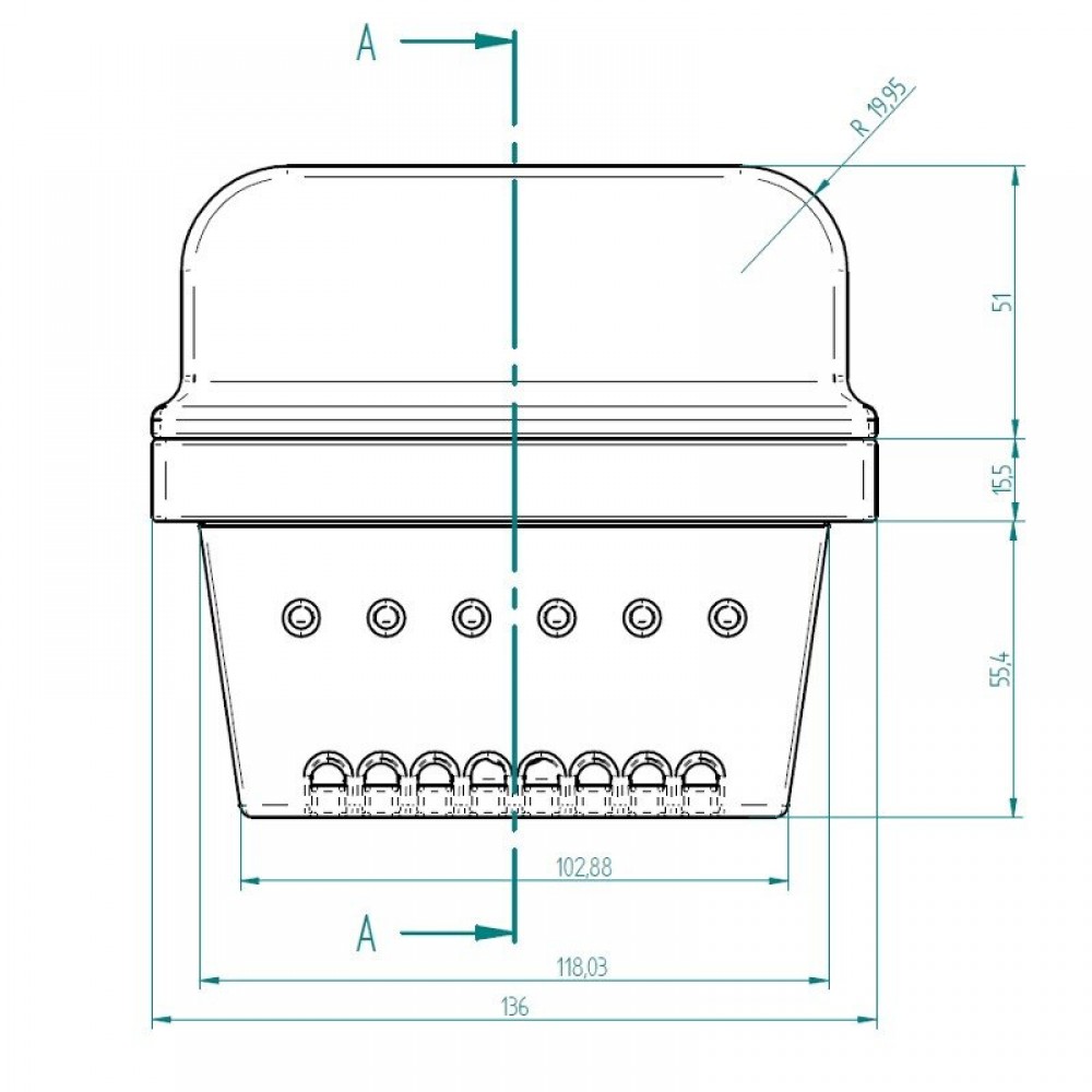 Pot de combustion en fonte pour poêle à granulé, 136 x 92mm | Braseros | Chambre de combustion |