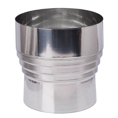 Adaptateur pour augmenter/réduire le diamètre du tuyau de conduit de cheminée, en acier inoxydable AISI 304, Ф100F-130M - Comparaison de produits