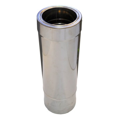 Conduit double de cheminée Télescopique,  isolé, en acier inoxydable AISI 304, longueur de 51 à 90 cm, Ф100-150 - Comparaison de produits
