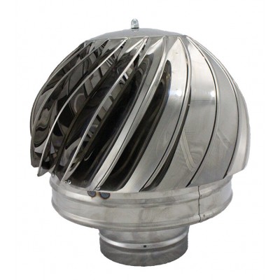 Chapeau de cheminée rotatif Aspiromatic, Inox, Ф80-Ф300 - Chapeaux de cheminée
