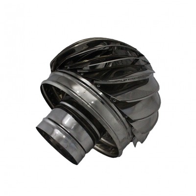 Chapeau de cheminée rotatif Aspiromatic, Inox, Ф80-Ф300 - Chapeaux de cheminée
