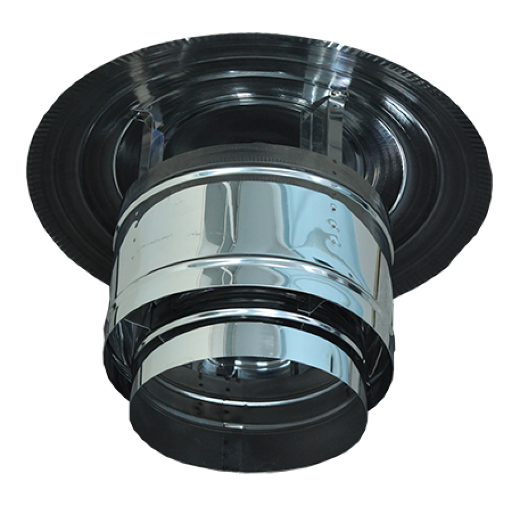 Chapeau de cheminée double paroi, Inox, Diamètre Φ80 | Chapeaux de cheminée | Cheminée |