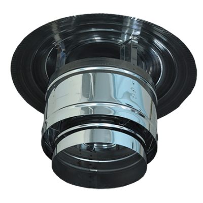 Chapeau de cheminée double paroi, Inox, Diamètre Φ80-Ф350 - Chapeaux de cheminée
