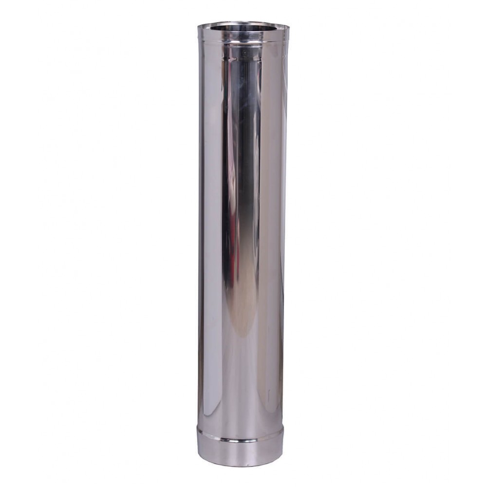 Conduit double de cheminée, Acier inoxydable AISI 304, droit, isolé, 1m, Ф300-350, double-paroi