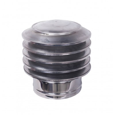 Chapeau de cheminée, Pagode, Inox, Diamètre Φ80-Ф350 - Chapeaux de cheminée