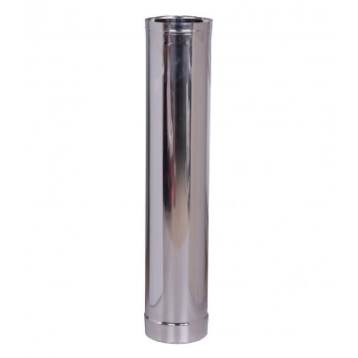 Conduit double de cheminée, Acier inoxydable AISI 304, droit, isolé, longueur 0,5m, Ф100-150 - Comparaison de produits