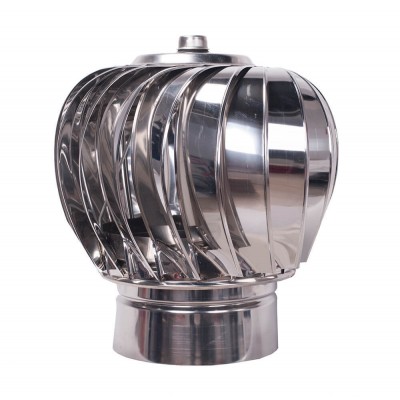 Chapeau de cheminée rotatif Aspiromatic T200, Inox AISI 304, Ф130-Ф350 - Chapeaux de cheminée