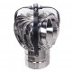 Chapeau de cheminée rotatif Aspiromatic T400, Inox AISI 304, Ф130 | Chapeaux de cheminée | Cheminée |