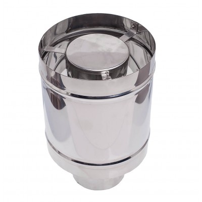 Chapeau de cheminée pour poêle à granulés, Inox AISI 304 - Chapeaux de cheminée