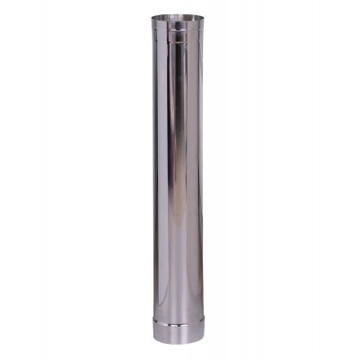 Le conduit de cheminée, en acier inoxydable AISI 304, droit, longueur 1 mètre, Ф80-Ф350 - Conduits de cheminée