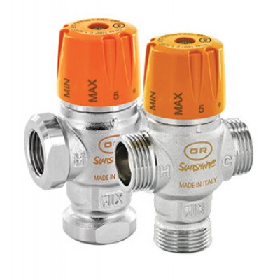 Adjustable thermostatic mixing valve, Solar model - Comparaison de produits