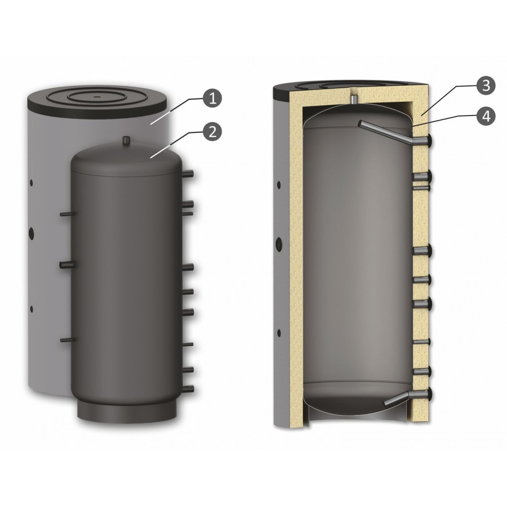Réservoir tampon Sunsystem, Modèle P 800, Capacité 800L Réservoir | Buffers Réservoir tampon Sunsystem, Modèle P 800, Capacité 800L Réservoir | Buffers | |
