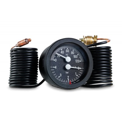 Capillary thermomanometer Cewal, Thermoplastic case - Rechercher