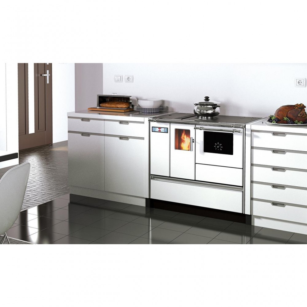 Cuisinière à granulés Alfa Plam Alfa 90 Pelet Blanc, 8.18kW | Cuisinières à granulés | Granulés |