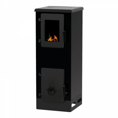 Poêle à bois Alfa Plam Vulkan S Anthracite 4kW, bûches - Comparaison de produits