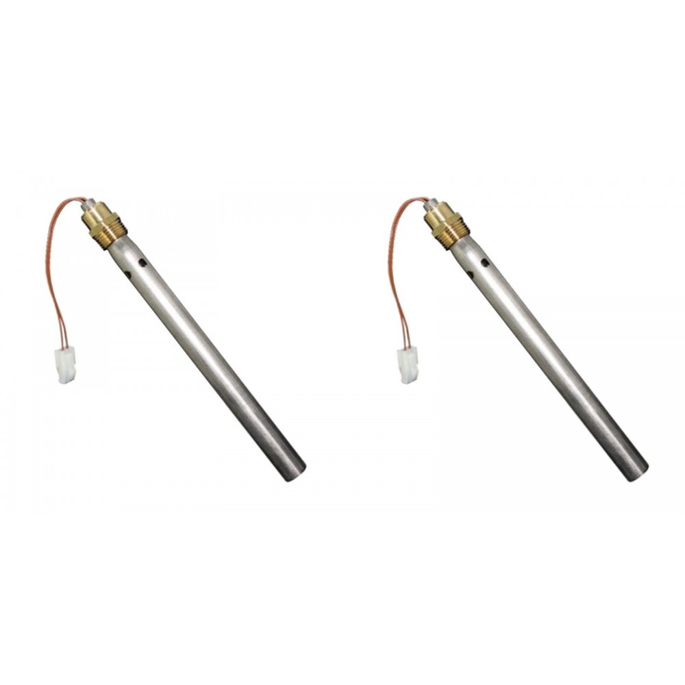 Résistance pour brûleur à granulés Ferroli et d'autres, longueur totale 190mm, 350W - x2