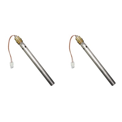 Résistance pour brûleur à granulés Ferroli et d'autres, longueur totale 190mm, 350W - x2 - Pièces détachées pour bruleurs à granulés