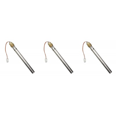 Résistance pour brûleur à granulés Ferroli et d'autres, longueur totale 190mm, 350W - x3 - Pièces détachées pour bruleurs à granulés