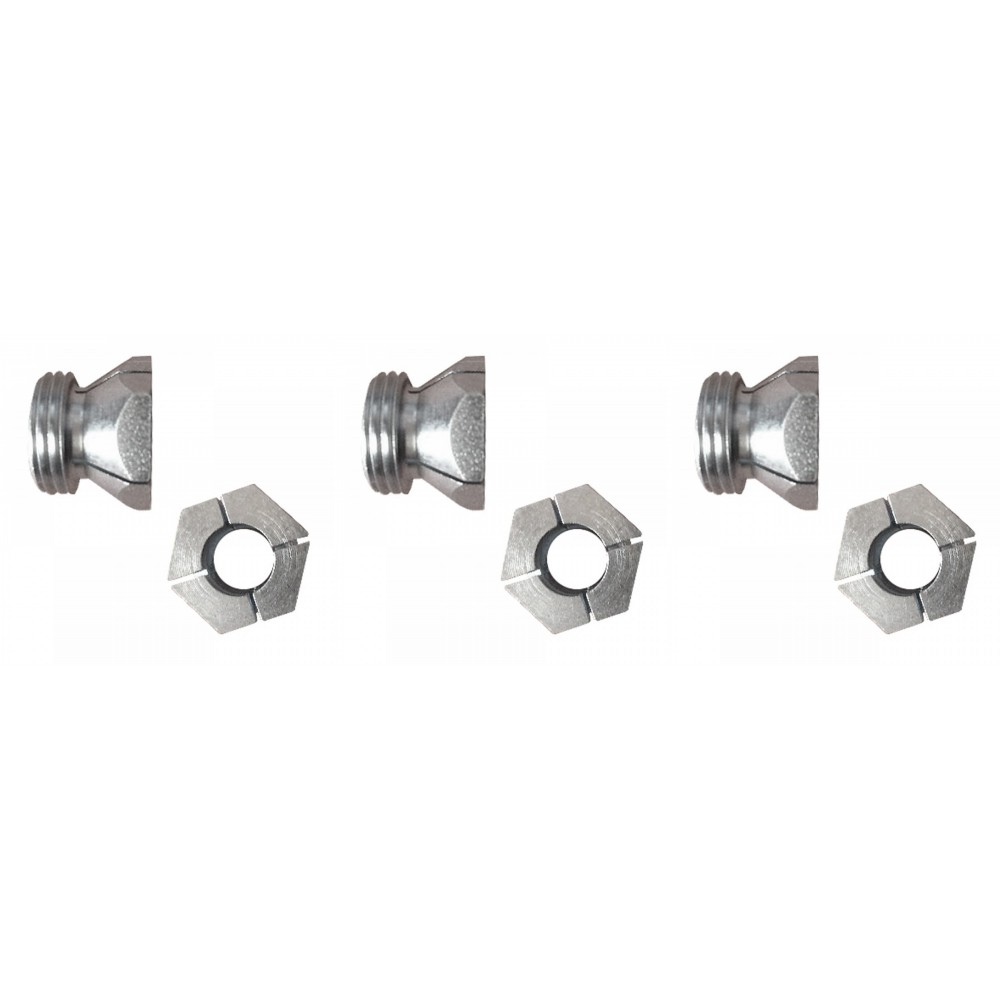 Raccord fileté 3/8 pour bougies / résistances pour poêles à granulés - x3 | Bougie pour poêles à granulés | Pièces détachées pour poêles à granulés |