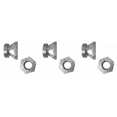 Raccord fileté 3/8 pour bougies / résistances pour poêles à granulés - x3 - Bougie pour poêles à granulés