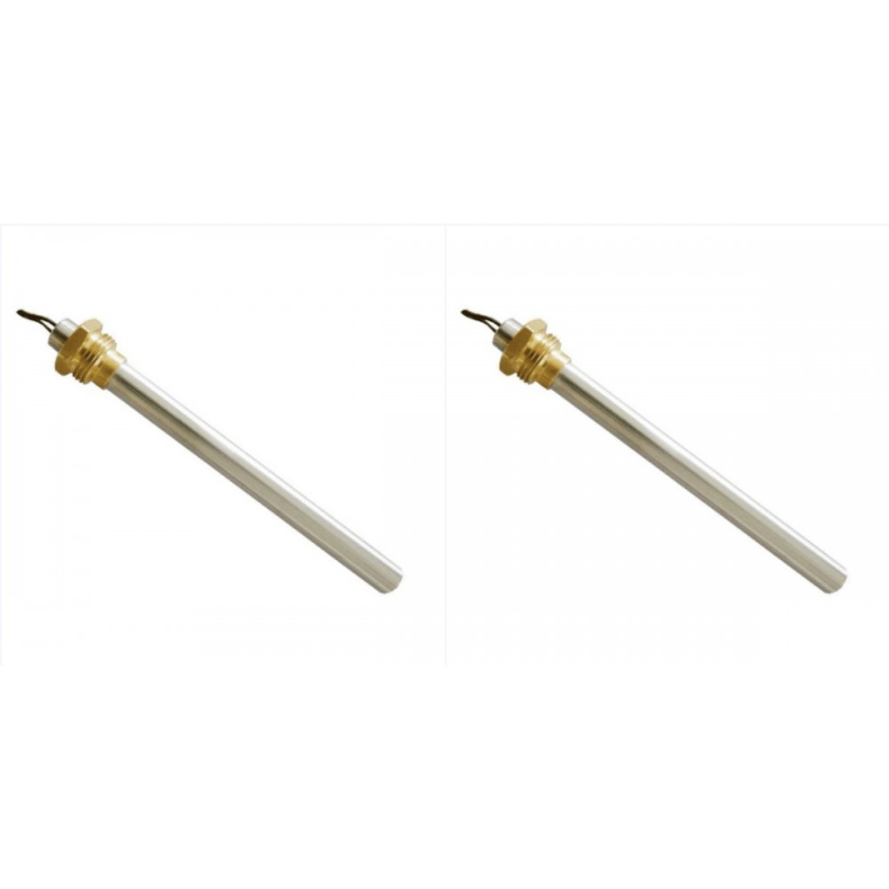 Bougie / Résistance pour poêle à granulés MCZ, RED et autres, longueur totale 148 mm, 350W - x2 | Bougie pour poêles à granulés | Pièces détachées pour poêles à granulés |