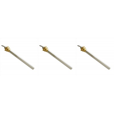 Bougie / Résistance pour poêle à granulés MCZ, RED et autres, longueur totale 148 mm, 350W - x3 - Bougie pour poêles à granulés