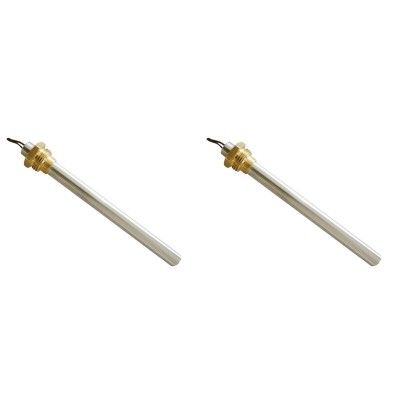 Bougie / Résistance pour le poêle à granulés Ecoteck, Ravelli et autres, longueur totale 167 mm, 250W - x2 - Bougie pour poêles à granulés