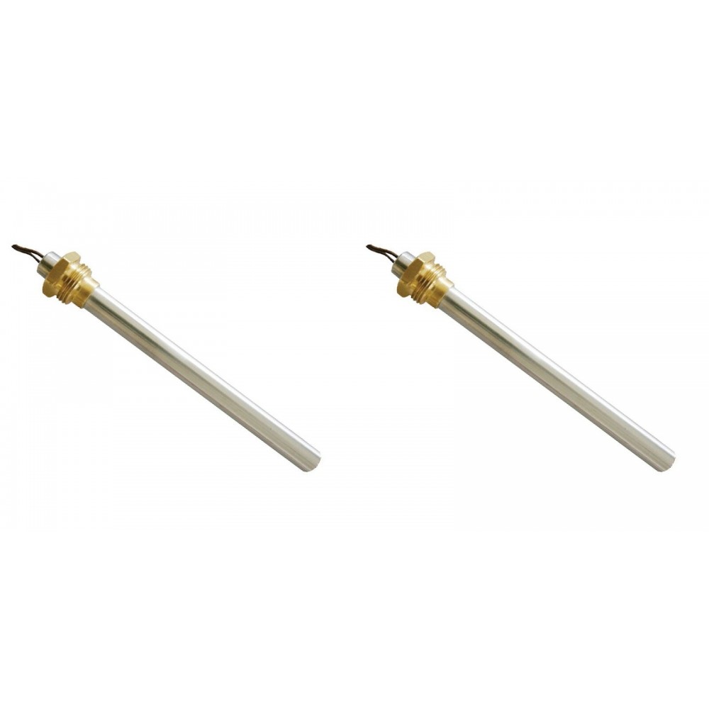Bougie / Résistance pour les poêles à granulés Palazzetti et autres, longueur totale 170 mm, 350W - x2