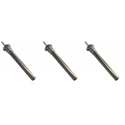 Bougie / Résistance pour les poêles à granulés Palazzetti et autres, longueur totale 188 mm, 350W - x3 - Bougie pour poêles à granulés