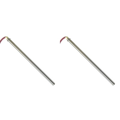 Bougie / Résistance pour poêles à granulés Edilkamin et autres, longueur totale 280 mm, 470W - x2 - Bougie pour poêles à granulés