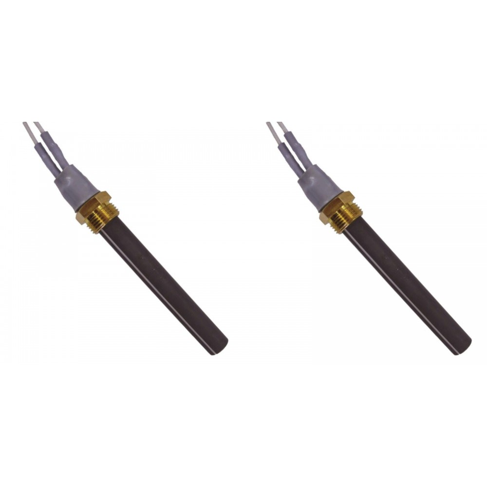 Bougie / Résistance céramique pour poêles à granulés La Nordica, Ecoteck, Karmek One, Ravelli et autres, longueur totale 94mm, 300W - x2 | Bougie pour poêles à granulés | Pièces détachées pour poêles à granulés |