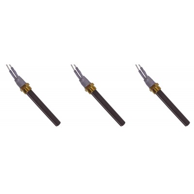 Bougie / Résistance céramique pour poêles à granulés La Nordica, Ecoteck, Karmek One, Ravelli et autres, longueur totale 94mm, 300W - x3 - Comparaison de produits