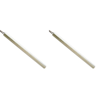 Bougie / Résistance pour les poêles à granulés La Nordica, Dal Zotto, Edilkamin, TMC et autres, longueur totale 155 mm, 300W - x2 - Bougie pour poêles à granulés