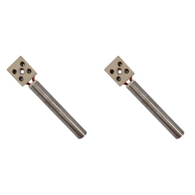 Bougie / Résistance pour poêles à granulés Eurofiamma, Arce et autres, longueur 80mm, 250W - x2 - Bougie pour poêles à granulés