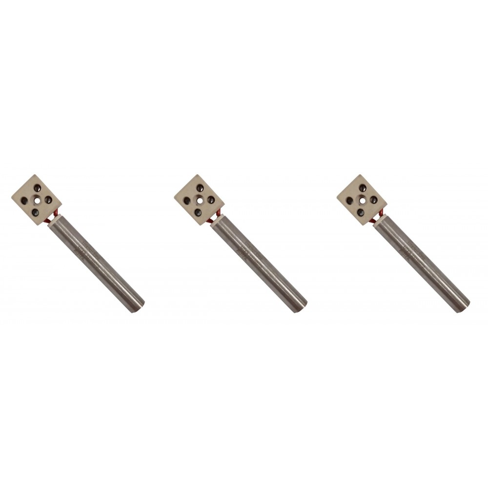 Bougie / Résistance pour poêles à granulés Eurofiamma, Arce et autres, longueur 80mm, 250W - x3 | Bougie pour poêles à granulés | Pièces détachées pour poêles à granulés |